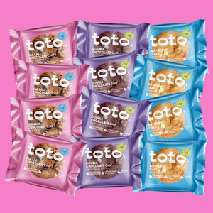 Triple Threat: Sea Salt Chocolate Chip + Birthday Cake + Double Chocolate